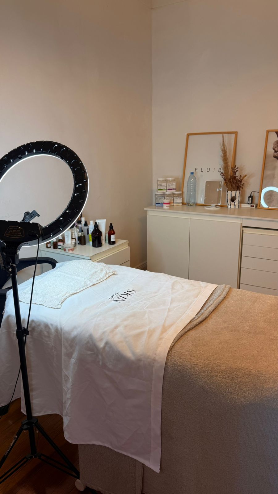 Experiencia de masaje y tratamiento facial clínico